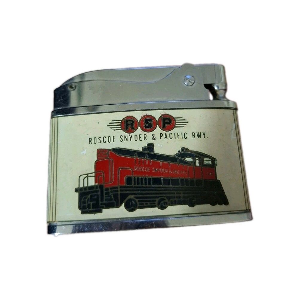 ROSCOE SNYDER & PACIFIC RAILWAY Railroad Advertising Lighter By Brother